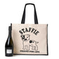 Staffie Tote Bag Dog Lovers Gift Ladies Canvas Shopper