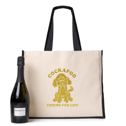 Cockapoo Tote Bag Gift For Dog Lovers Ladies Canvas Shopper