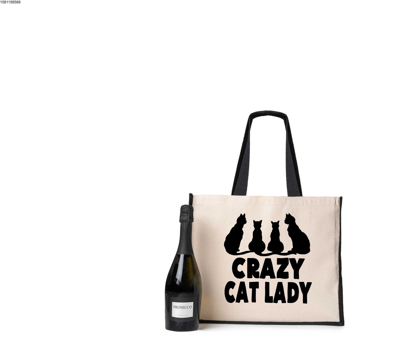 Crazy Cat Lady Tote Bag Cat Lovers Gift Ladies Canvas Shopper