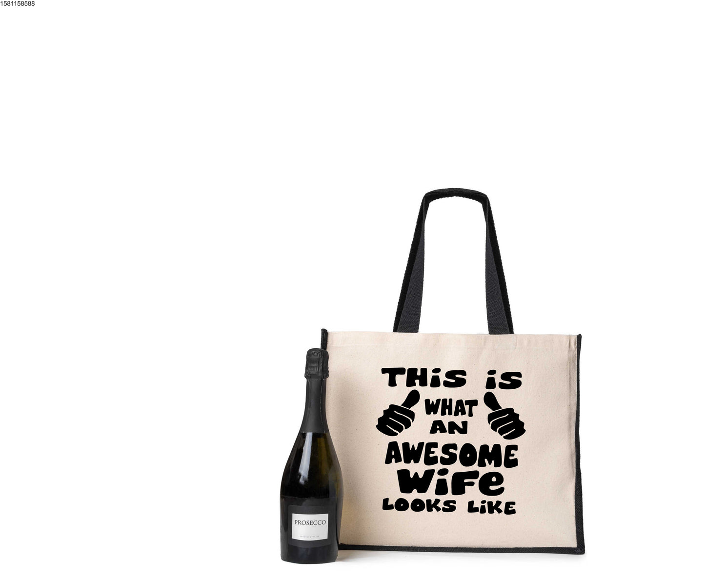 This Is What Awesome Wife Looks Like Tote Bag Mother's Day Ladies Canvas Shopper