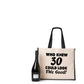 Who New 30 Could Look This Good Tote Bag 30th Birthday Ladies Canvas Shopper