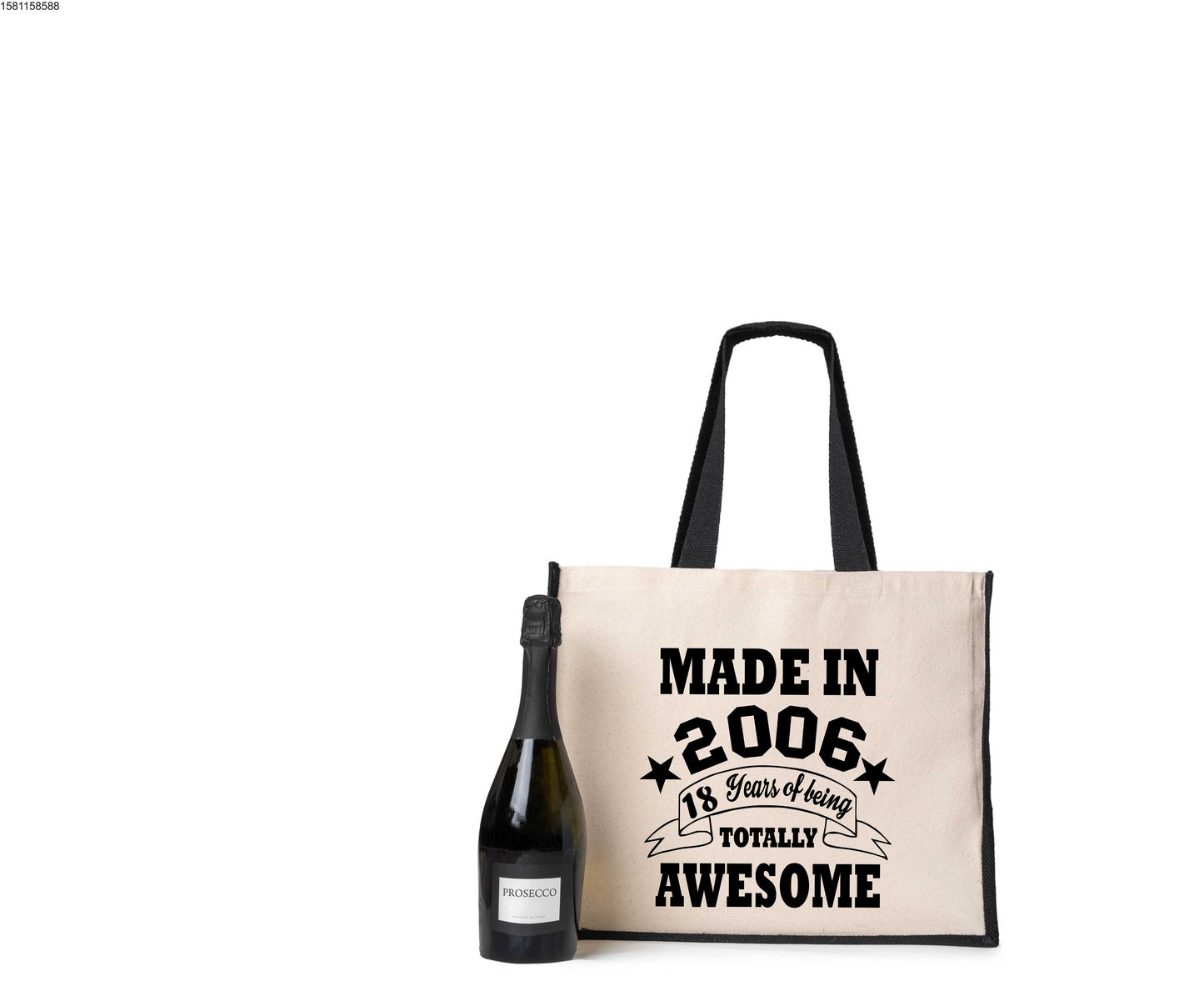 18th Birthday Made In 2006 Tote Bag Age 18 Birthday Ladies Canvas Shopper