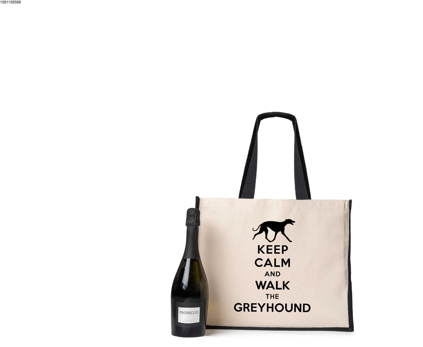 Keep Calm & Walk The Greyhound Tote Bag Dog Lover Birthday Ladies Canvas Shopper