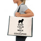 Keep Calm & Walk The Cockapoo Tote Bag Dog Lovers Ladies Canvas Shopper