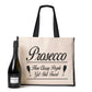 Prosecco Classy People Tote Bag Birthday Ladies Canvas Shopper