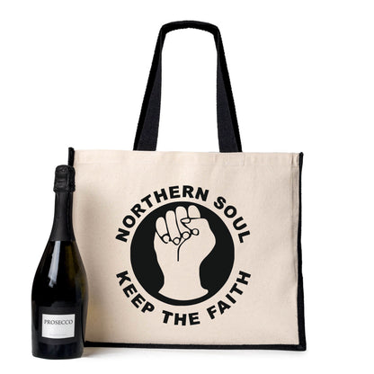 Northern Soul Tote Bag Birthday Music Lovers Gift For Ladies Canvas Shopper