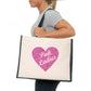 Pink Ladies Grease Inspired Tote Bag Funny Birthday Ladies Canvas Shopper