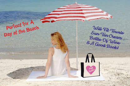 Pink Ladies Grease Inspired Tote Bag Funny Birthday Ladies Canvas Shopper
