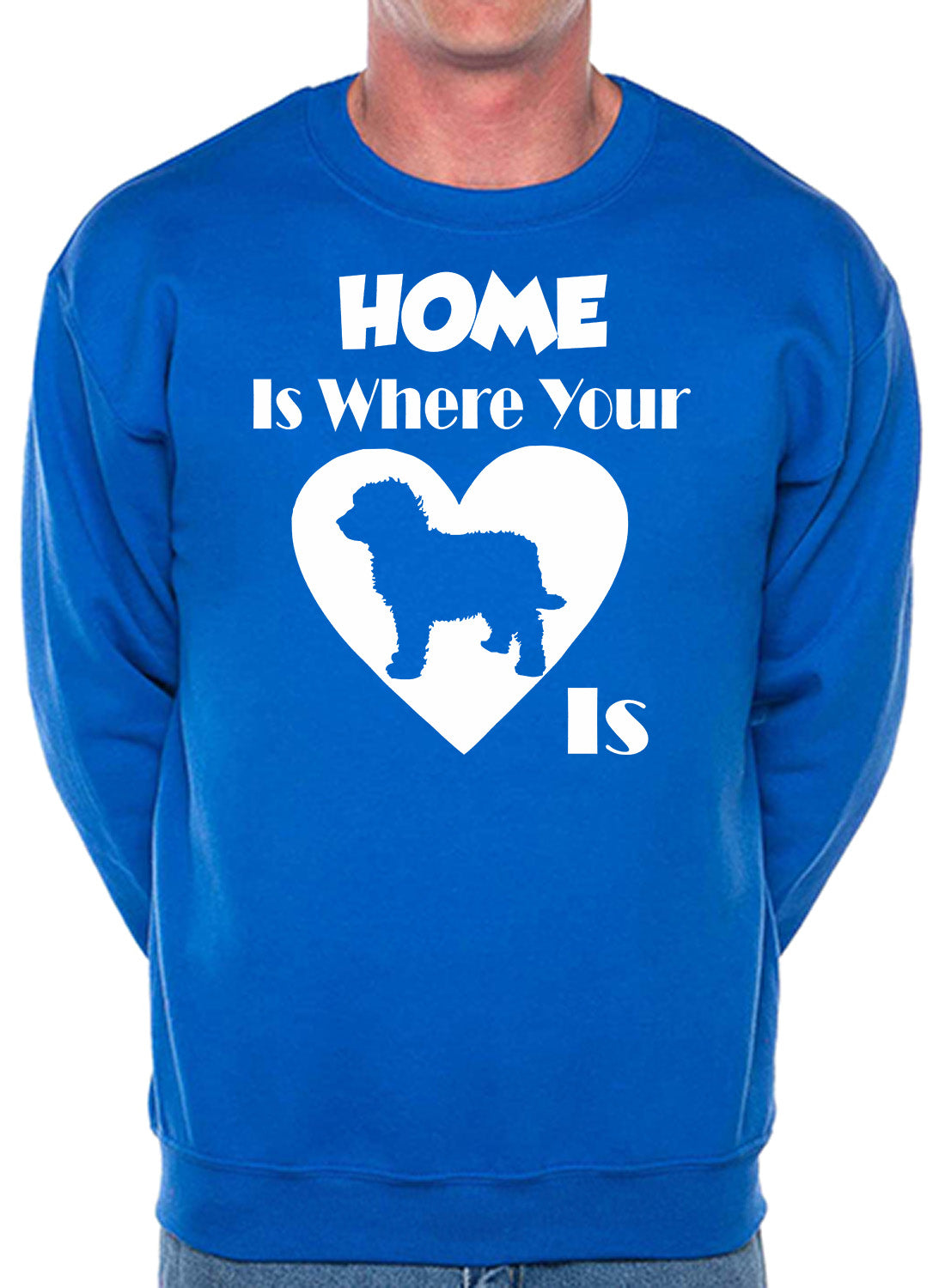 Home Is Where The Cockapoo Is Dog Lover Unisex Sweatshirt