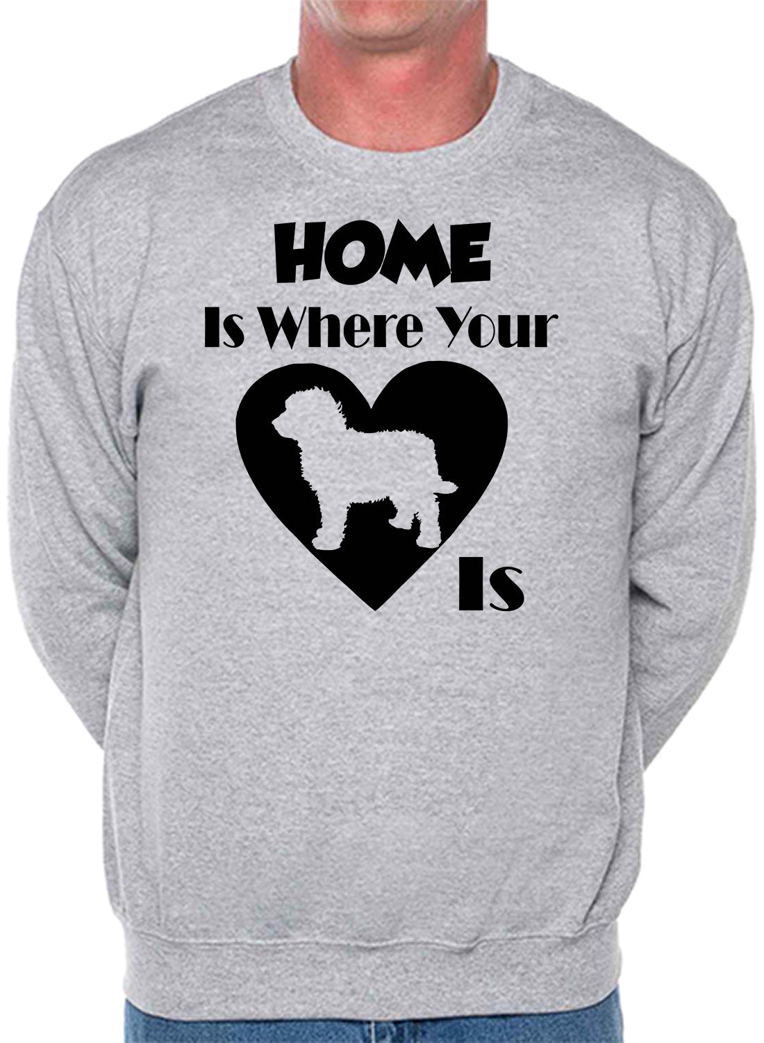 Home Is Where The Cockapoo Is Dog Lover Unisex Sweatshirt