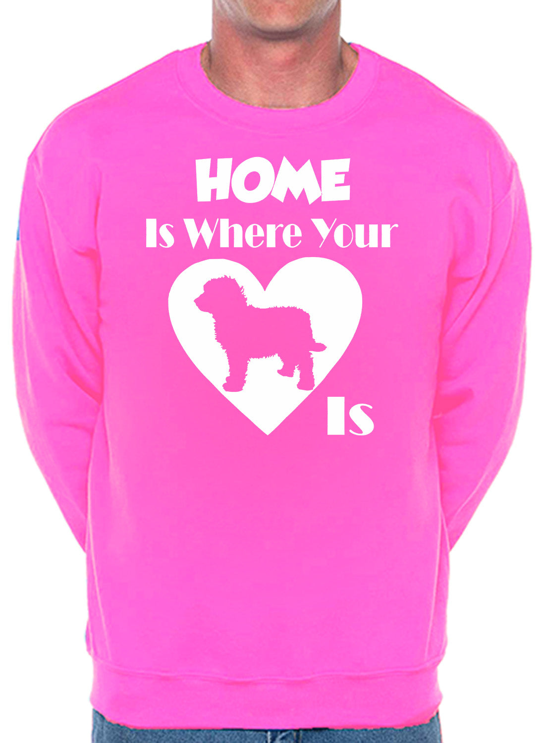 Home Is Where The Cockapoo Is Dog Lover Unisex Sweatshirt