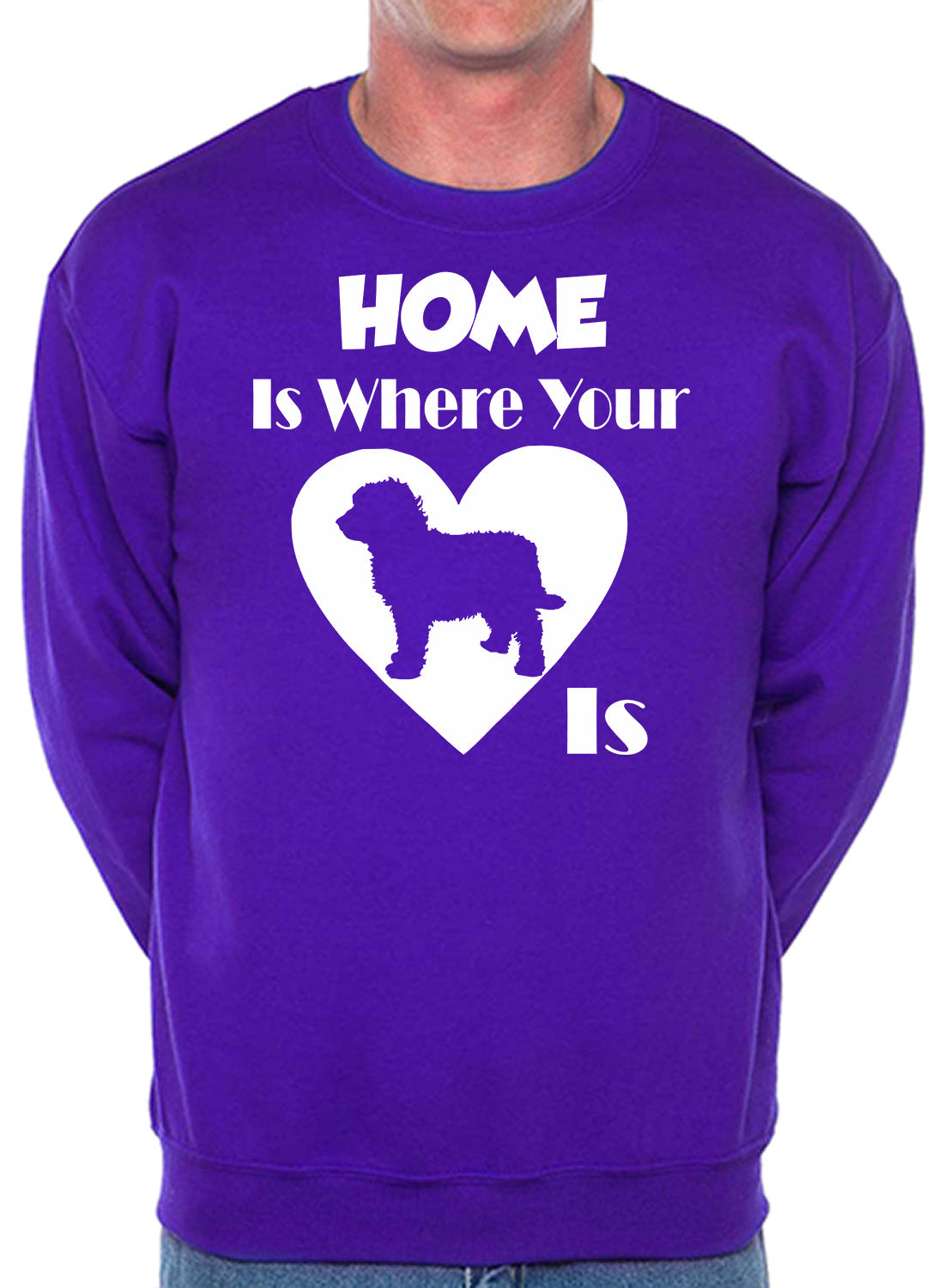 Home Is Where The Cockapoo Is Dog Lover Unisex Sweatshirt