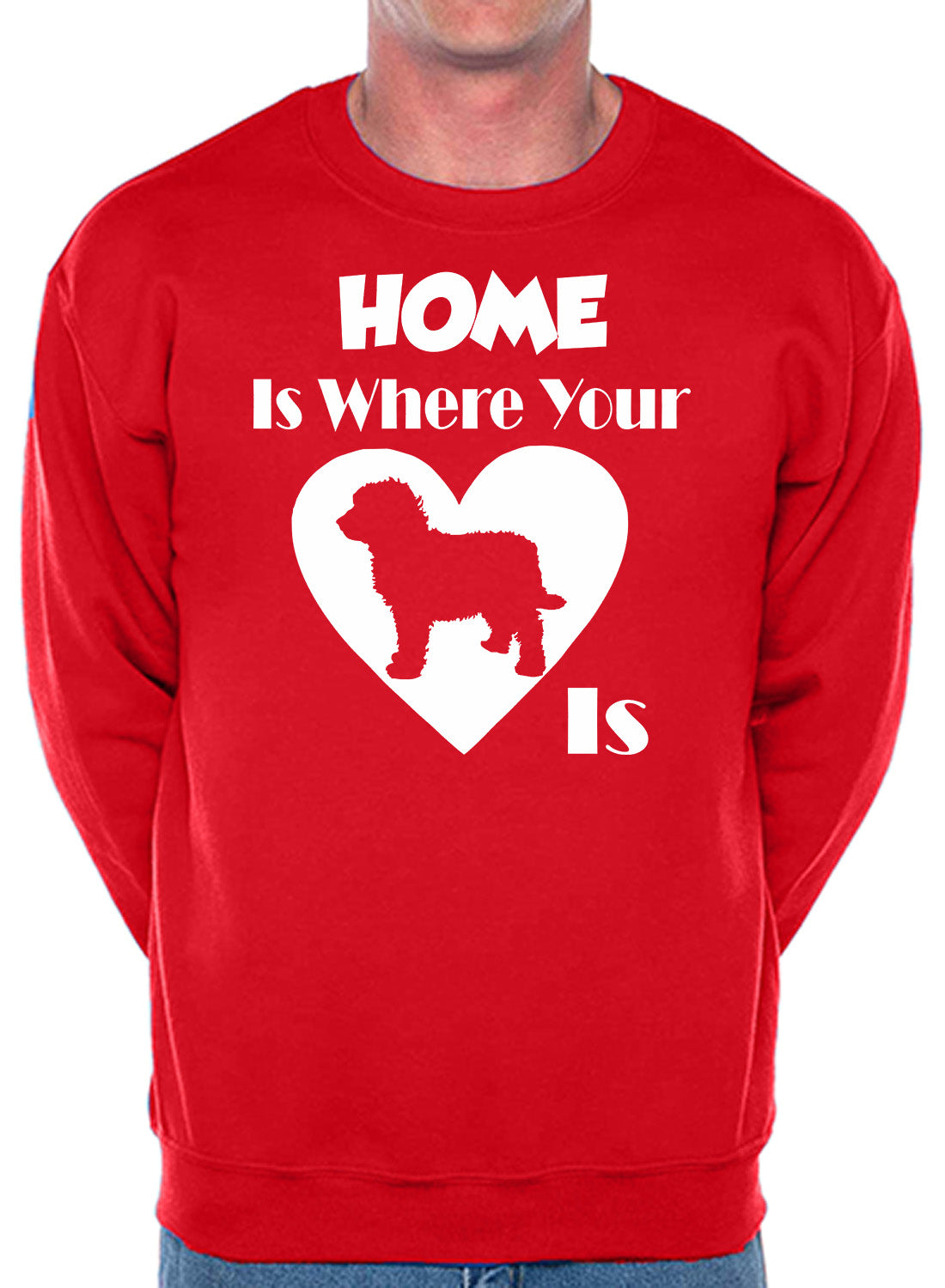 Home Is Where The Cockapoo Is Dog Lover Unisex Sweatshirt