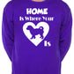 Home Is Where The Cavachon Is Dog Lover Unisex Sweatshirt