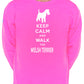 Keep Calm & Walk Welsh Terrier Dog Lover Unisex Sweatshirt