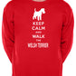 Keep Calm & Walk Welsh Terrier Dog Lover Unisex Sweatshirt