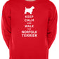 Keep Calm & Walk Norfolk Terrier Dog Lover Sweatshirt