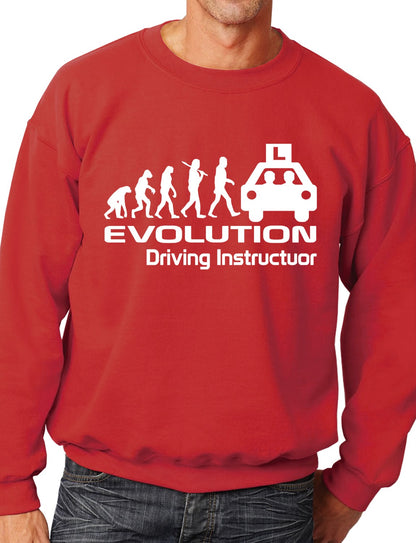 Evolution Of A Driving Instructor Job Work Unisex Sweatshirt Sizes S-XXL