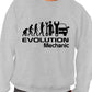 Evolution Of A Mechanic Job Work Unisex Sweatshirt Sizes S-XXL