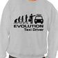 Evolution Of A Taxi Driver Job Work Unisex Sweatshirt Sizes S-XXL