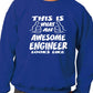 Evolution Of An Awesome Engineer Job Work Unisex Sweatshirt Sizes S-XXL