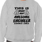 Evolution Of An Awesome Engineer Job Work Unisex Sweatshirt Sizes S-XXL