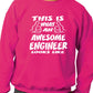 Evolution Of An Awesome Engineer Job Work Unisex Sweatshirt Sizes S-XXL