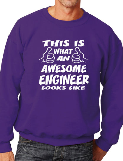 Evolution Of An Awesome Engineer Job Work Unisex Sweatshirt Sizes S-XXL