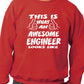 Evolution Of An Awesome Engineer Job Work Unisex Sweatshirt Sizes S-XXL