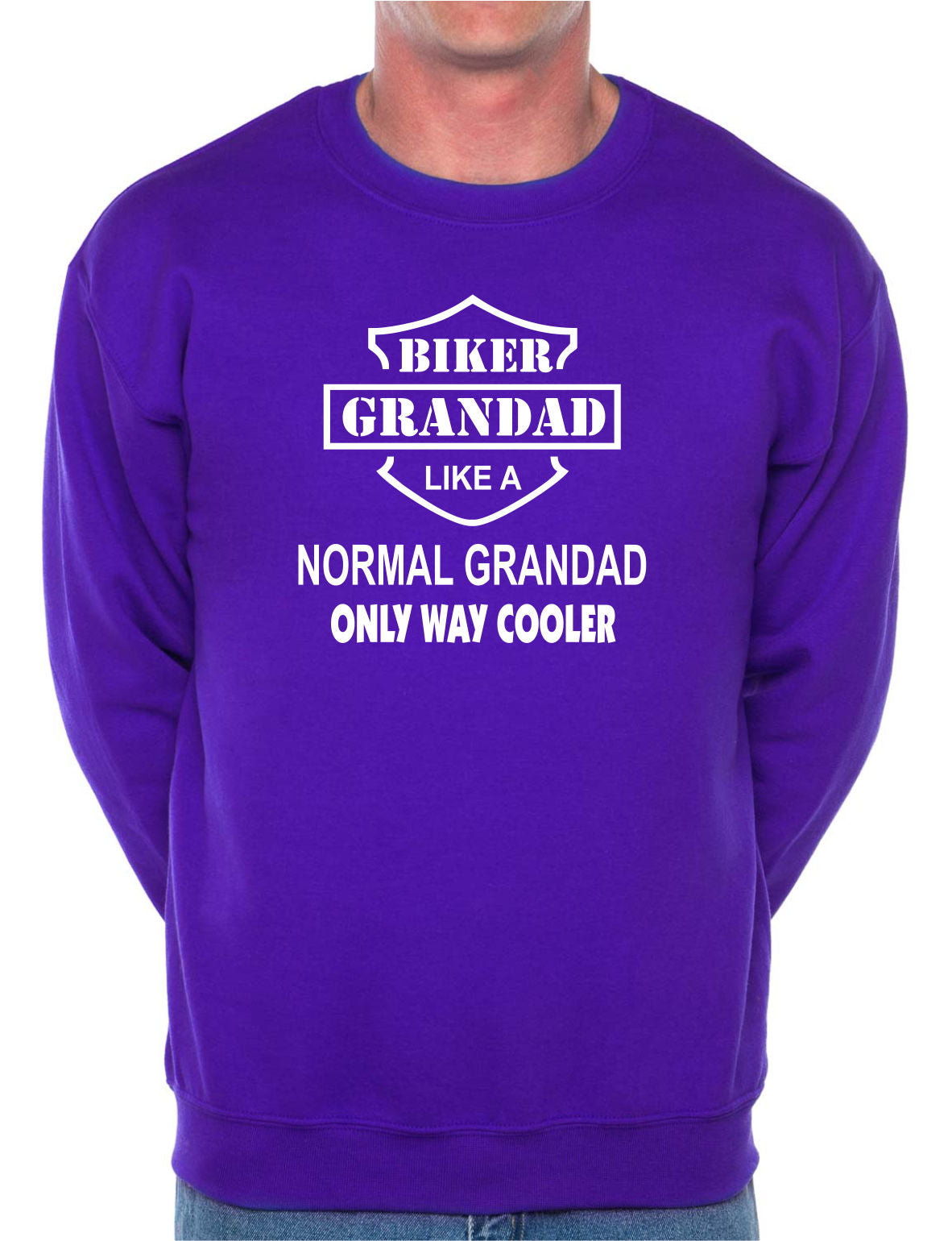 Biker Grandad Mens Sweatshirt