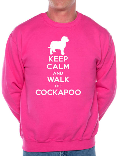 Keep Calm Walk The Cockapoo Sweatshirt