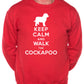 Keep Calm Walk The Cockapoo Sweatshirt