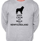 Keep Calm Walk The Newfoundland Sweatshirt