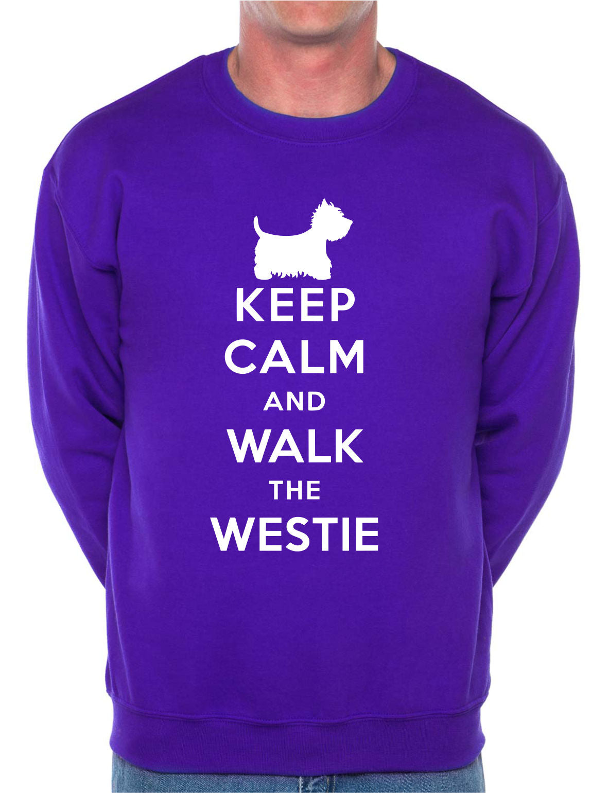 Keep Calm Walk The Westie Sweatshirt