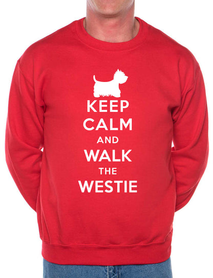 Keep Calm Walk The Westie Sweatshirt