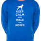 Keep Calm Walk The Boxer Dog Lovers Sweatshirt