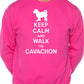 Keep Calm Walk The Cavachon Dog Lovers Sweatshirt