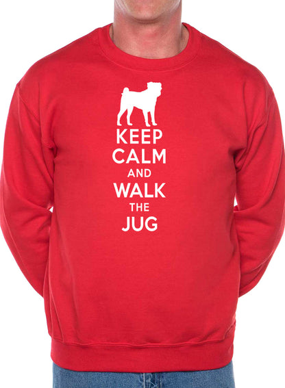Keep Calm Walk The Jug Dog Lovers Sweatshirt