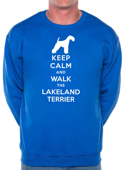 Keep Calm Walk The Lakeland Terrier Dog Lovers Sweatshirt