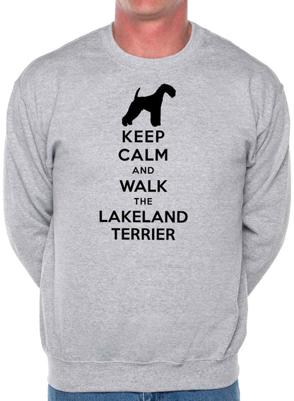 Keep Calm Walk The Lakeland Terrier Dog Lovers Sweatshirt