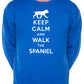 Keep Calm Walk The Spaniel Dog Lovers Sweatshirt