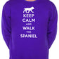 Keep Calm Walk The Spaniel Dog Lovers Sweatshirt