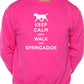 Keep Calm Walk The Springador Dog Lovers Sweatshirt