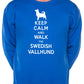 Keep Calm Walk The Swedish Vallhund Dog Lovers Sweatshirt