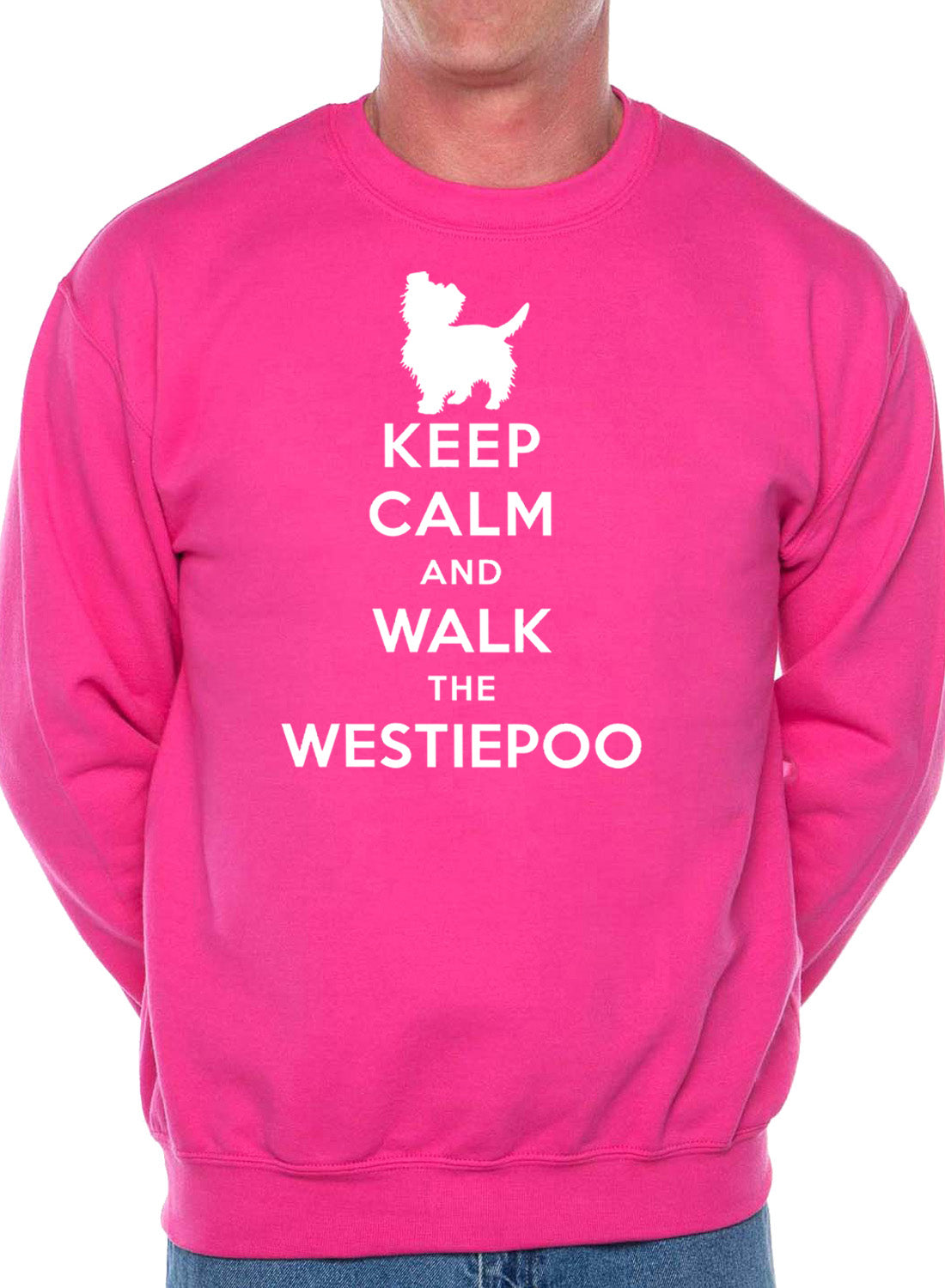 Keep Calm Walk The Westiepoo Dog Lovers Sweatshirt