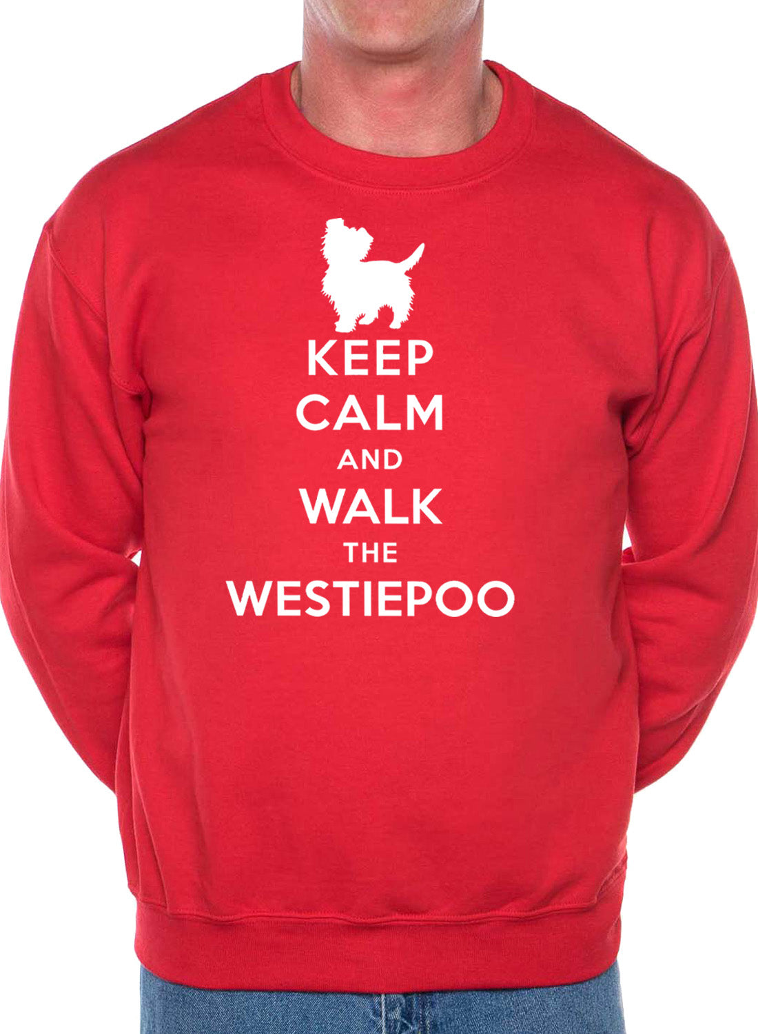 Keep Calm Walk The Westiepoo Dog Lovers Sweatshirt