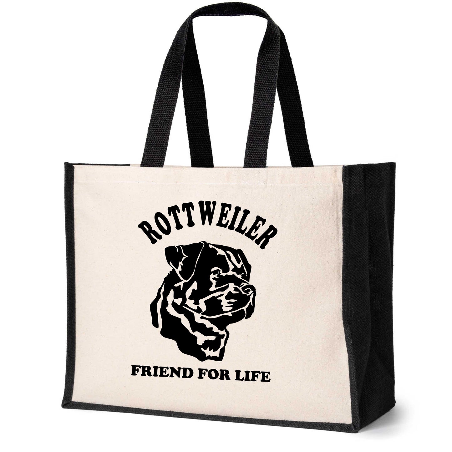 Rotweiller Tote Bag Dog Lovers Gift Ladies Canvas Shopper