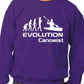 Evolution Of Canoesit Kayak Funny Sweatshirt