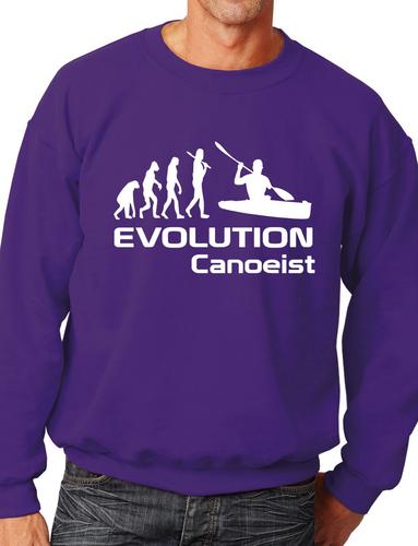 Evolution Of Canoesit Kayak Funny Sweatshirt