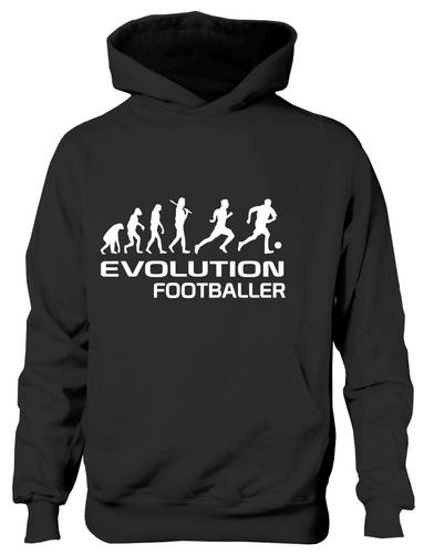 Evolution Of Football Girls Boys Hoodie Hoody Gift